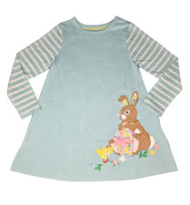Boden Tunic Dress Girls Rabbit
