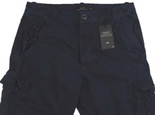 Mens Blue NEXT Cargo Trousers