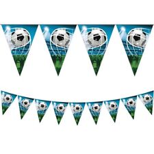 FOOTBALL BUNTING - FLAG BANNER SOCCER BIRTHDAY PARTY- FAST DISPATCH