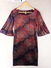 Pomodoro Dress Womens S 8 Gold