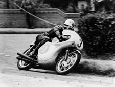 Bob Mcintyre On A Honda, Isle