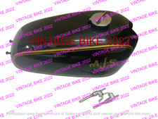 Ajs 16Mc 350 Scrambler Competition Black Steel Petrol Tank + cap tap / FIT FOR