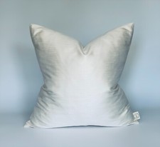 beige faux silk scatter cushion cover 16"x16"