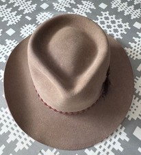 Vintage 1990s Akubra Stockman Australian Hat Size 56 (21 7/8” / 7 US)