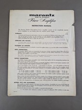 Marantz Model 8B Stereo Power