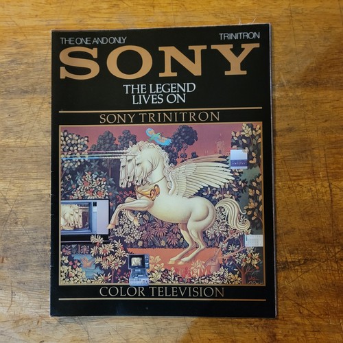 1981 sony trinitron color - 1981,