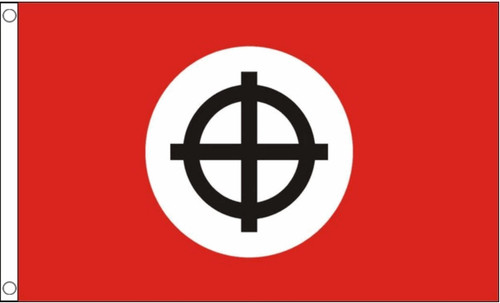 Celtic cross red - red, flag