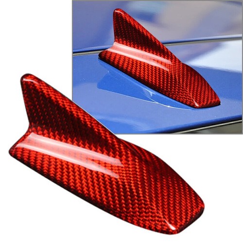 Red carbon fiber shark fin - shark,