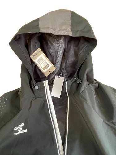 Hummel black bench long jacket - black,