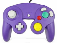 Purple Nintendo Gamecube Controller Fits Official GC & Wii Console - UK Seller