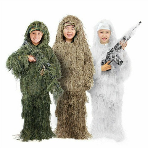 Adult kids ghillie burlap - burlap, suit