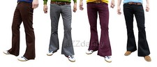 Mens Flared Corduroy Jeans -
