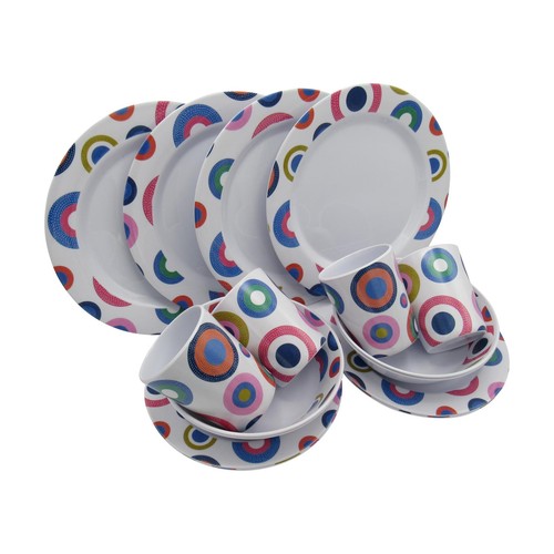 16pcs melamine dinner - 16pcs,