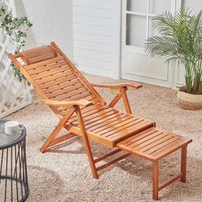Bamboo Recliner Chair Outdoor