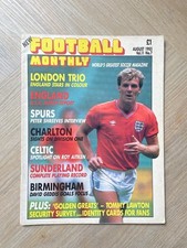 Football Monthly. August 1985. England.