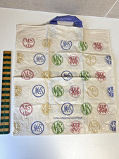 Rare Vintage Collectable  M&S 125 year celebration  Plastic Carrier Bag