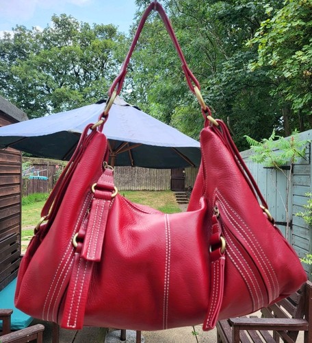 Vera pelle large red genuine - vera,