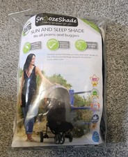 NEW SnoozeShade Original Universal Baby Sunshade - Black Shade Protect Sleep