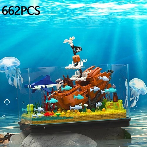 662pcs fish tank building - 662pcs,