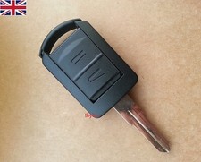 NEW 2 Button Key Fob Case+ HU46 Blade For Opel Vauxhall CORSA AGILA MERIVA Combo