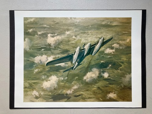 Vintage aviation print hornet - vintage,