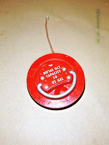 Vintage aircraft fuel cap - vintage,