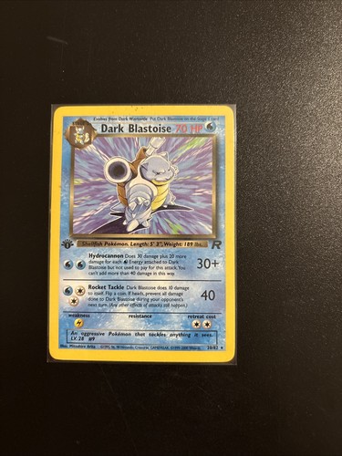 Pokémon tcg dark blastoise - dark,