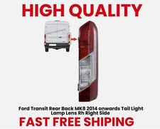 Ford Transit Rear Back MK8 2014 onwards Tail Light Lamp Lens Rh Right Side