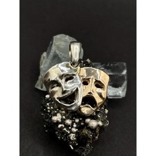 Comedy & Tragedy Mask Pendant