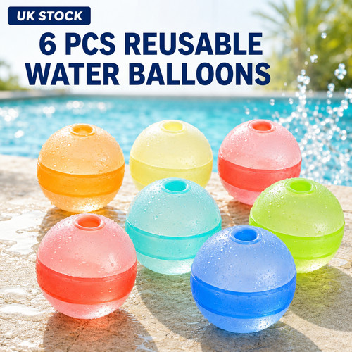 6pcs reusable silicone water - reusable,