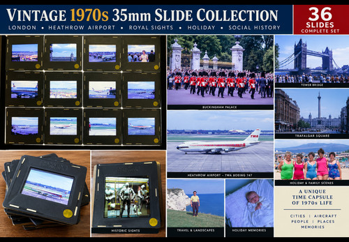 Vintage 1970s 35mm - slides, x36