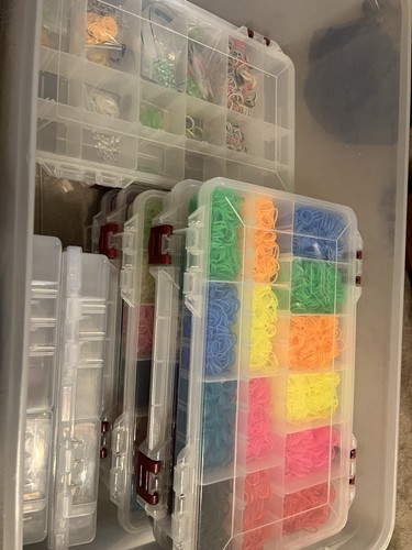 Massive rainbow loom - rainbow,