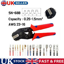 SN-68B Crimp Plier Tool 0.25-1.5mm 23-16 AWG Crimper Servo JST Molex Deutsch Pin