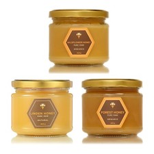 3 jars Raw Honey BUCKWHEAT