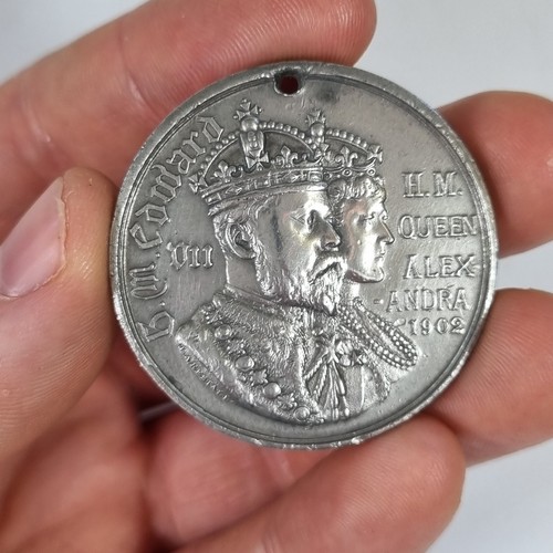 Antique coronation medal - antique,