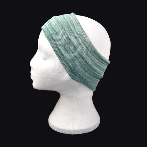 Striped cotton hair band - striped,