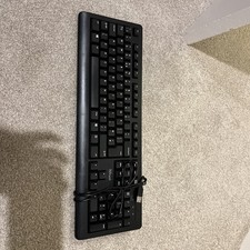 UK English Keyboard Stickers Black QWERTY. Trust .Black. Wired USB