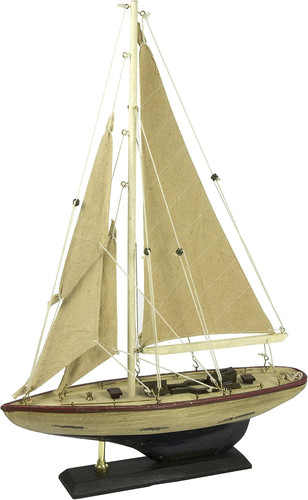 Model pond yacht with - model,