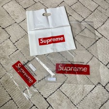 Supreme White Plastic Shopping