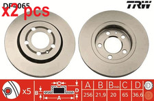 X2 PCS L&R SIDES DF4065 BRAKE