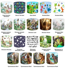 Dinosaur Drum Lampshades For