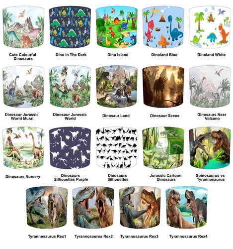 Dinosaurs drum lampshades for - lampshades,