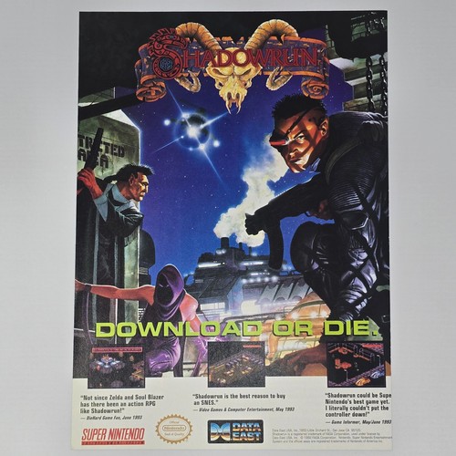 Shadowrun super nintendo snes - super,