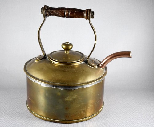 Victorian copper kettle - copper,