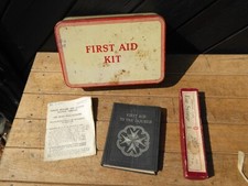 WW2 era First Aid Tin etc
