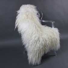 NEW 100% Genuine CURLY Icelandic Sheepskin Rug Natural Ivory - LARGE