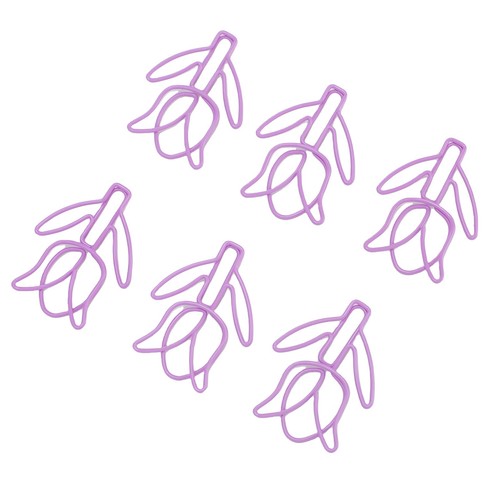 Flower shaped paper clips bulk - shaped,