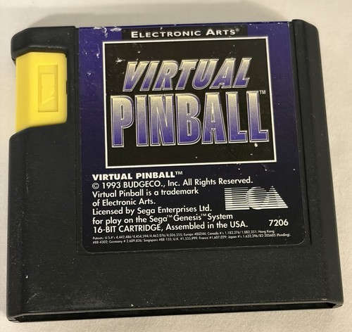 Virtual pinball sega - pinball, genesis