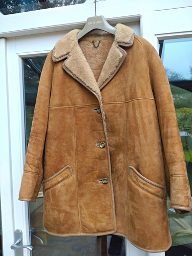 Brown sheepskin shearling - brown,