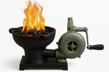 Forge Furnace With Hand Blower
